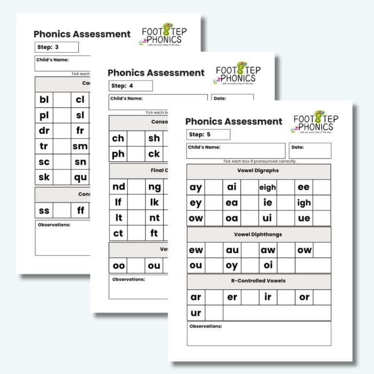 Complete, Supported Phonics Assessment Kits - FootStep Phonics Chinese