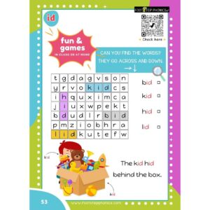 Footstep Phonics Step 2 activity answer